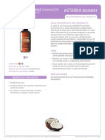 Aceite Fraccionado de Coco Fractionated Coconut Oil