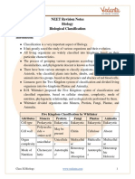 Biological Classification Class 11 Notes NEET Biology (PDF)