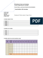 Course Portfolio - 2021 Curriculum