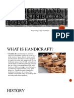 Handicraft and Its Contribution To Economy