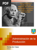 Administracion de La Produccion