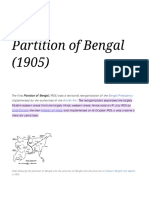 Partition of Bengal (1905) - Wikipedia