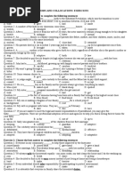 IDIOMS AND COLLOCATIONS EXERCICES - Docx - INTERMIDIATE