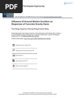 Influence of Ground Motion Duration On Responses of Concrete Gravity Dams