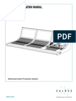 Calrec Summa 36 Manual