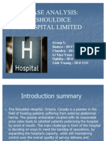 Case Analysis Shouldice Hospital Limited 12