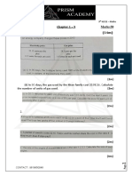 9th Maths Chapter - 1 9 - Test - 03 09 2022 - PRISM