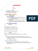 Système D'exploitation: 1. Généralités Sur Les OS