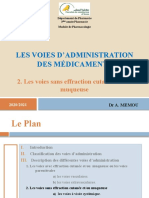 Les Voies Dadm Pharmacie 2ème Partie 2020-2021