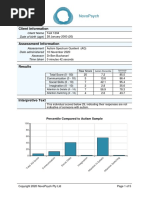 Autism Spectrum Quotient AQ Scoring