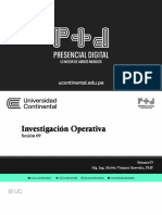 Sesion 09 - Investigación Operativa