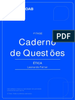 Caderno de Questões - Ética 