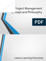 Topic 1 - Project Management Concept and Philosophy