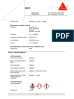 Sika Grout 212 215 212hp - Msds