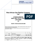 Wagp 1 Par 9a M Sas 99 0006 Hydrocarbs Ansi 150 73.3c Low Temp A4