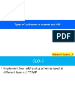 DCN - 6 - Types of Addresses in Internet and ARP