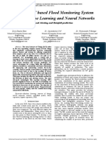 Low Cost IoT Based Flood Monitoring System Using Machine Learning and Neural Networks Flood Alerting and Rainfall Prediction