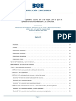 Real Decreto Legislativo 1-2020 Por El Cual Se Aprueba El Texto Refundido de La Ley Concursal