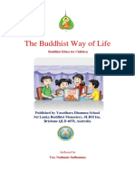 The Buddhist Way of Life Yasodhara Dhamma School