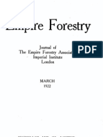 Empire Forestry Vol 1, 1922