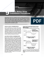 Electric Motor Drive Installation Procedure