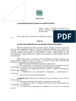 Lei 5471 - GESTÃO DEMOCRÁTICA DO ENSINO - PEDDE