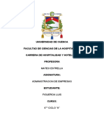 Criterios de Los Empresarios Turísticos Sobre Le Entorno Político Del Ecuador en La Actualidad