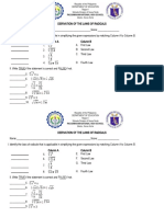 Derivation of The Laws of Radicals (Activity Sheet)