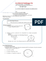 Activity 3 Arc and Chords