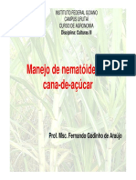 Manejo de Nematóides Na Cana-De-Açúcar