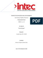 Investigación Teoría de Juegos, Lisandro Santos 1105446