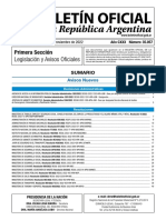 Boletin Oficial 29 de Noviembre de 2022