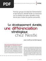 Strategique Chez Nestle