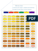 PMS Color Chart