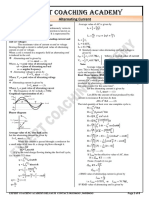 CHAPTER - 7 Alternating Current