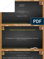 Integration of Integrals Involving Quadratic Functions