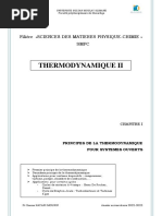 100 - Chapitre 1 - Principes Thermodynamiques Des Systemes Ouverts-1