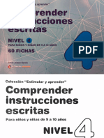 Comprender Instrucciones Escritas Nivel 4