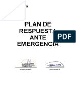 Plan de Respuesta Ante Emergencia Trabajo en Altura