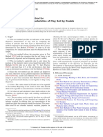 Standard Test Method For Dispersive Characteristics of Clay Soil by Double Hydrometer