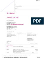 T Mobile Receipt PDF