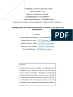 Ensayo Argumentativo de Educacvion Alimentaria