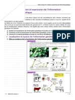 Unite2 - Cours1 Biof Finql - Nature Et Expression de L'information Genetique - Eleves2020