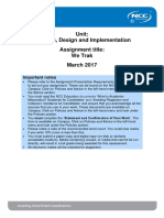 Analysis Design and Implementation March 2017 Assignment - FINAL