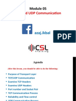 Module 05 - TCP and UDP Communication