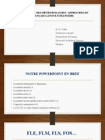 Panorama Des Methodologies Du FLE - 06.11.2022