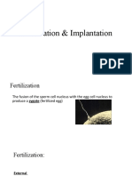 Fertilization & Implantation