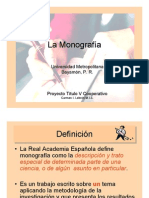 PDF La Monografía