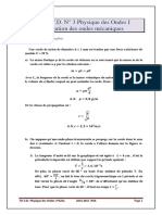 Corrigé TD 3 Physique Des Ondes Version Ipsa 2