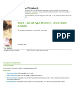 Jacket Type Structure - Linear Static Analysis TRN02953-10001